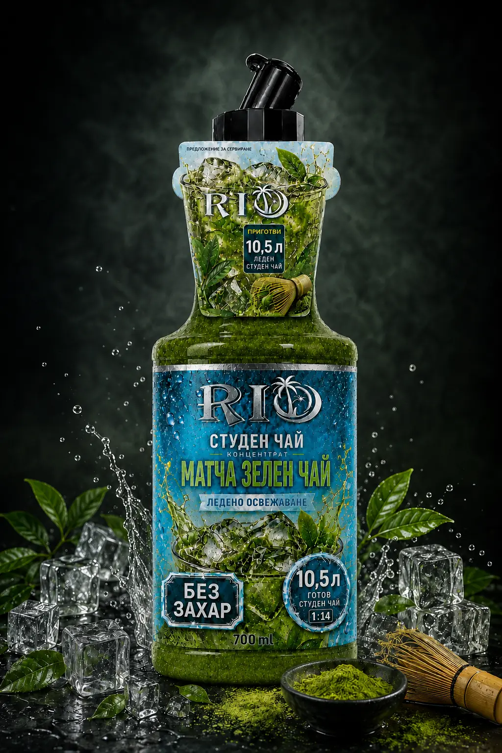 RIO Sugar-free iced tea concentrate Matcha Green Tea 700 ml